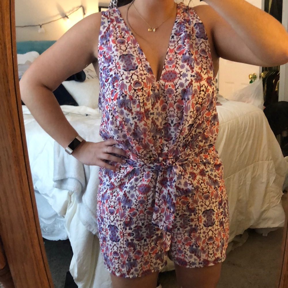 Cute patterned romper
